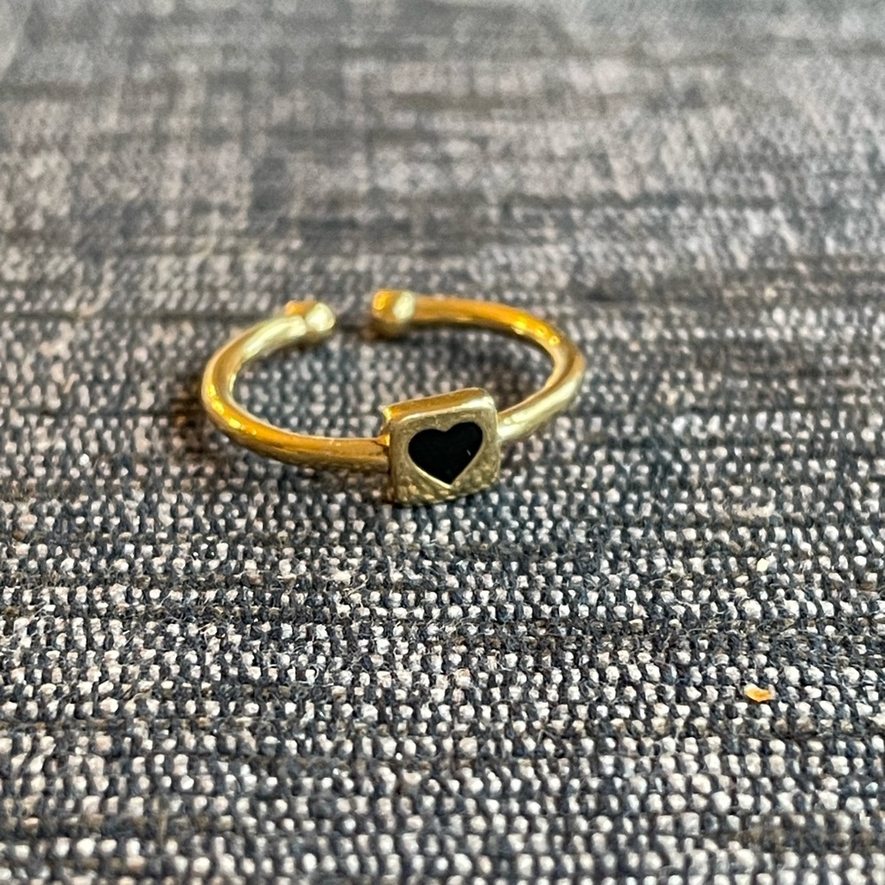 Alex and Ani gold heart ring